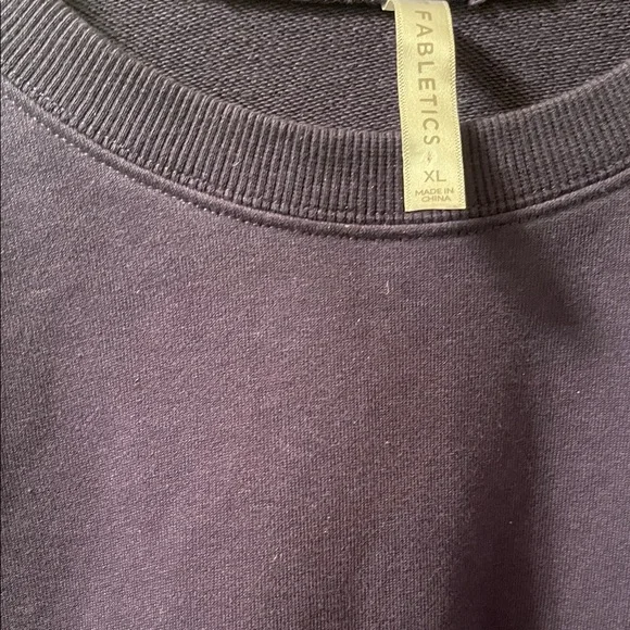 Fabletics Navy Sweatshirt with Logo - Picture 2 of 4